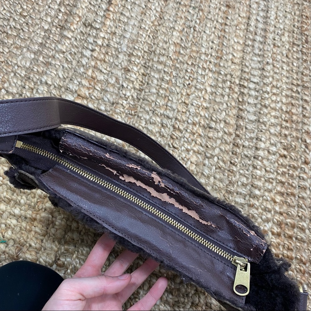 UGG Dark Brown Satchel Purse